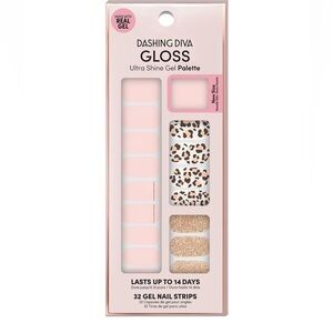 Dashing Diva Cheetah-licious Gel Nail Strips